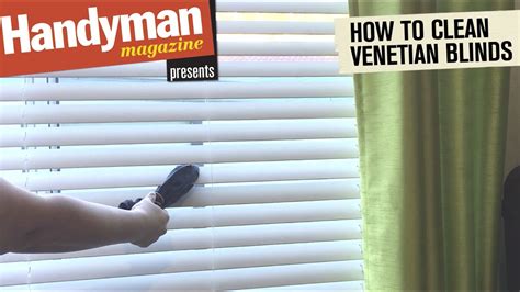 How To Clean Venetian Blinds Quickly And Easily - YouTube