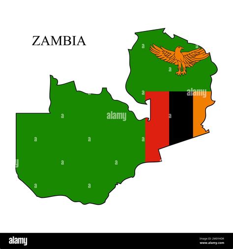 Zambia map vector illustration. Global economy. Famous country. Eastern Africa. Africa Stock ...