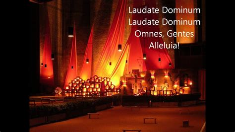 Laudate Dominum (Taizé Chant) | Bless the lord, Chants, Lord