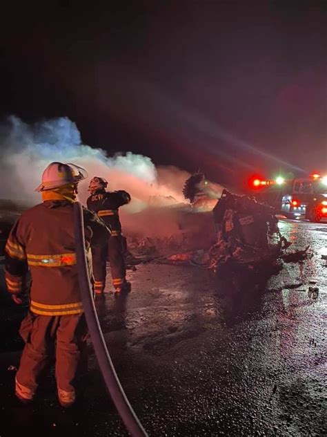 Oil tanker bursts into flames after rollover crash | WOAI