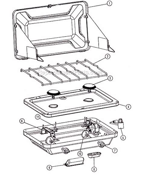 Coleman Dual Fuel Stove Parts Diagram | Reviewmotors.co