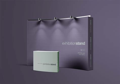 Free Simple Exhibition Stand Mockup (PSD)