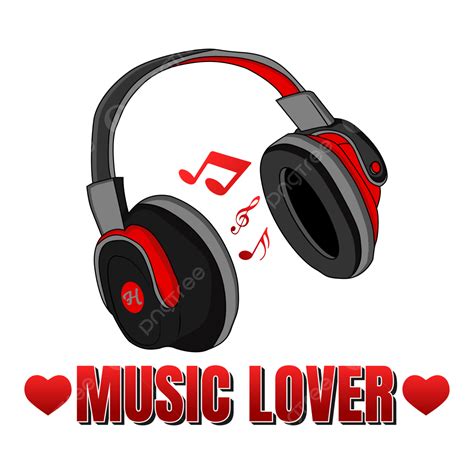 Music Lover Vector Art PNG, Headphone Vector With Music Lover Illustration Eps And Png ...