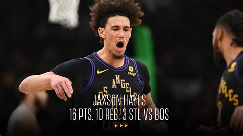 Jaxson Hayes | Center-Forward | Los Angeles Lakers | NBA.com