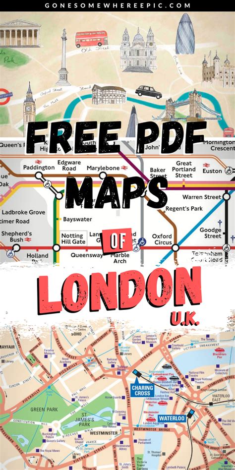 London map tourist attractions informative guide free pdf maps – Artofit