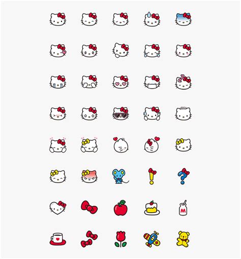 Hello Kitty Emoji Copy And Paste, HD Png Download , Transparent Png Image - PNGitem