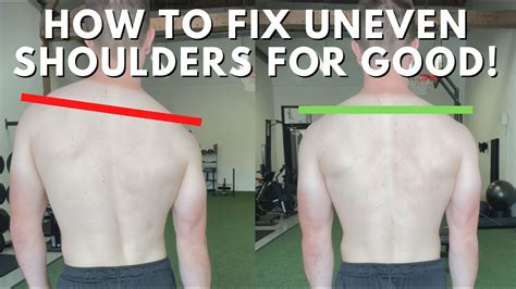 How To Fix Uneven Shoulders - Lower Left vs Lower Right Side Differences - YouTube