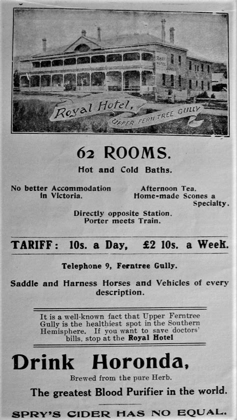 The History of the Royal Hotel | Ferntree Gully News