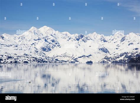 The cruise ship, Norwegian Pearl cuises below Mount Fairweather. Glacier Bay National Park ...