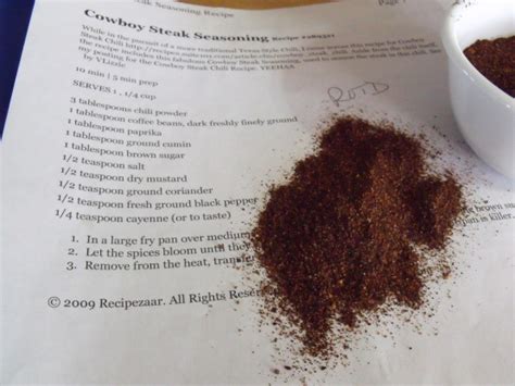 Cowboy Steak Seasoning Recipe - Genius Kitchen