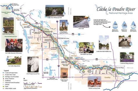 Cache La Poudre River Map - Alexia Lorraine