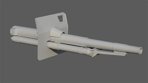 Artillery Cannon Model from photo reference — polycount