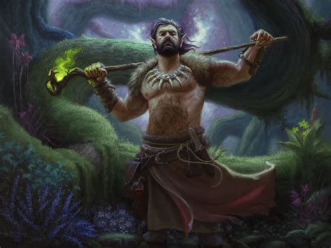 "Circle of the Moon Druid", Nicholas Elias, oil on board, 18x24" [OS] : r/mtgporn