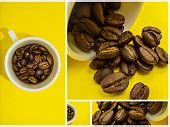 Imagen gratis: Taza de café, grano, montaje fotográfico, asado