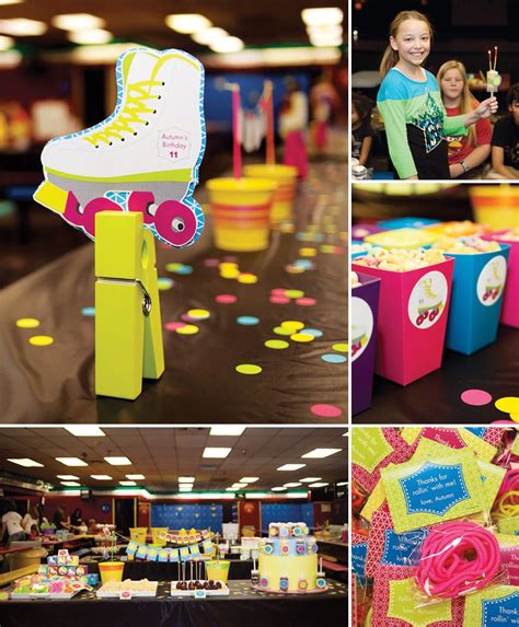 Neon Roller Skate Party // Hostess with the Mostess® | Festa, Festa ...