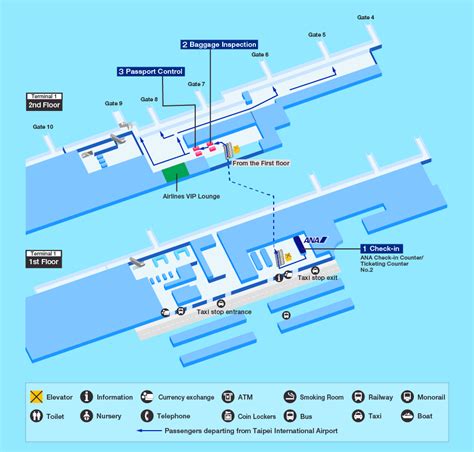 Guide for facilities in Taipei Songshan Airport [International] | Airport Guide [International ...