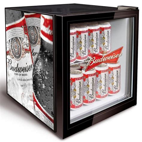 Budweiser Bottle Design Mini Fridge | Beer fridge, Budweiser beer, Mini fridge