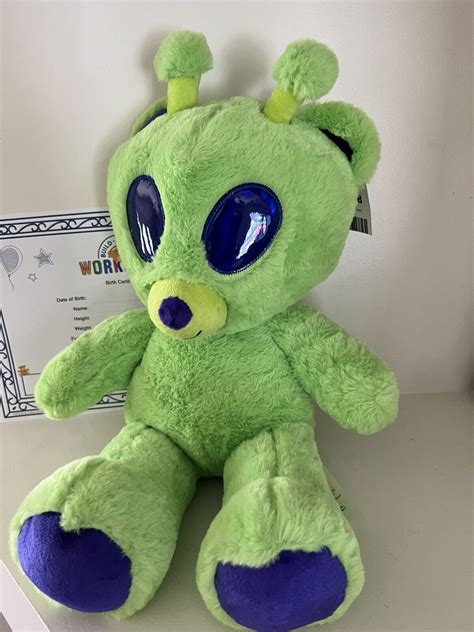 *NEW* Build-A-Bear Bear-lien Alien Bearlien Online Exclusive Green 16" | eBay