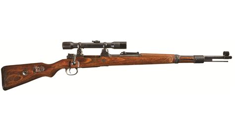 Mauser K98 Bolt Action High Turret Sniper Rifle with Scope | Rock Island Auction