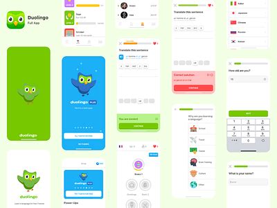 Duolingo App designs, themes, templates and downloadable graphic elements on Dribbble