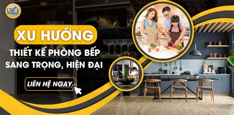 Xu hướng thiết kế phòng bếp sang trọng, hiện đại - Kiến Trúc Loa Thành