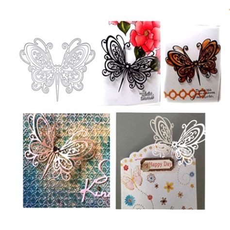 Single Butterfly Die Cut Metal Cutting Die Scrapbooking - Etsy