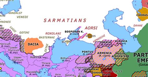 Bosporan War | Historical Atlas of Europe (summer 49 AD) | Omniatlas