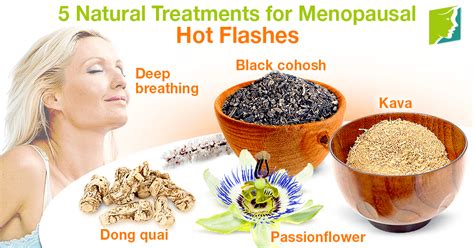 5 Natural Treatments for Menopausal Hot Flashes