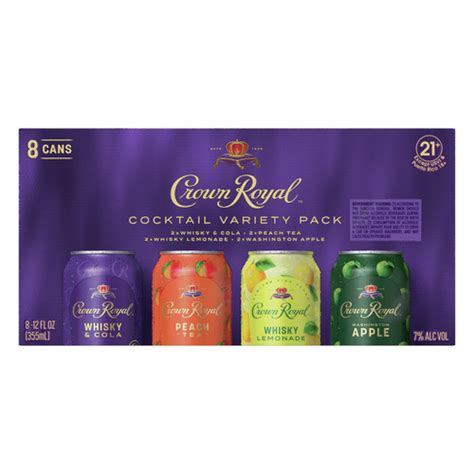 Crown Royal Cocktails • Variety Pack 8pk-12oz - Spec's Wines, Spirits & Finer Foods