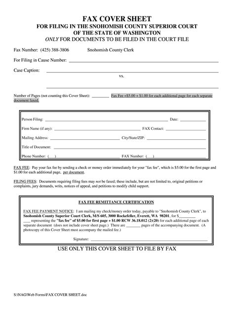 Snohomish County Superior Court Forms Fill Out And Sign Printable PDF ...