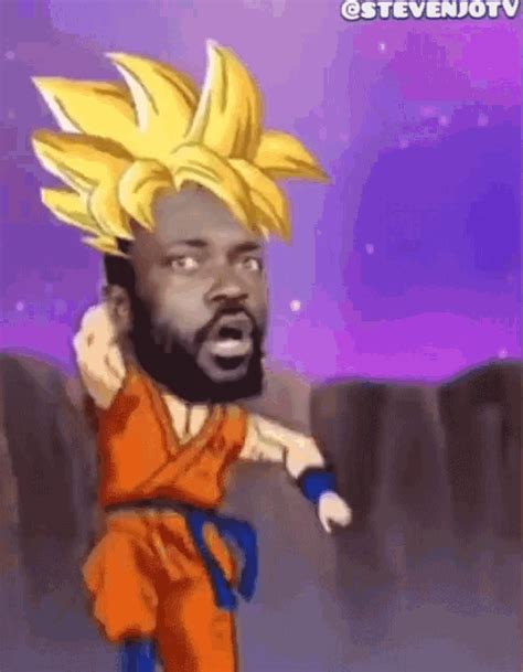 Goku Caricature GIF - Goku Caricature Meme - GIF を見つけて共有する