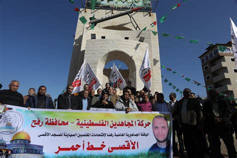 A Demonstration Against Israel in the Southern Gaza Strip Editorial ...