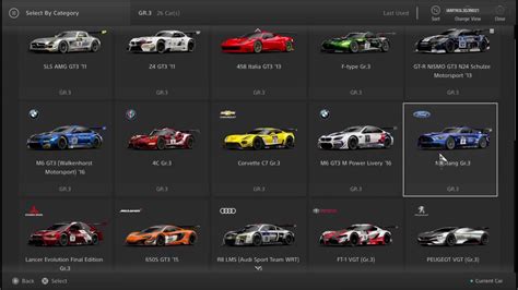 Gran Turismo Sport Car List 2021 / sport gt : The 1.66 update for gran ...