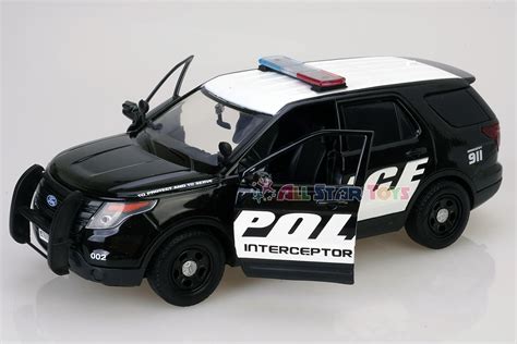 2015 Ford Explorer Police Interceptor Utility Black 1:24 Diecast Model ...