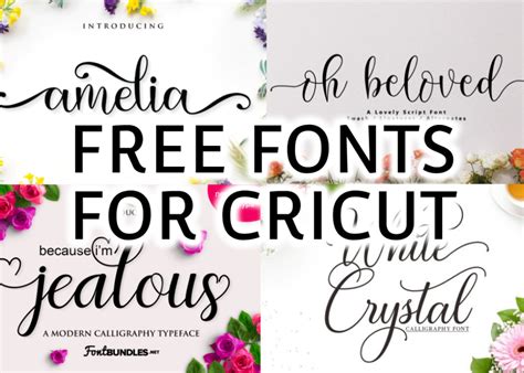 Free Fonts For Cricut: Where To Find The Best Free Cricut Fonts | Free fonts for cricut, Cricut ...