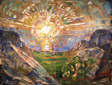 Edvard Munch The Sun III