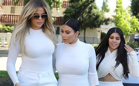 Kardashian sisters step out in all white - Lifestyle News