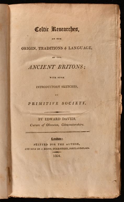 Celtic Researches on the Origins, Traditions and Language of the ...