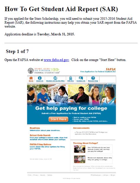 How do I send the FAFSA's Student Aid Report to finish my scholarship application? — Woman of ...