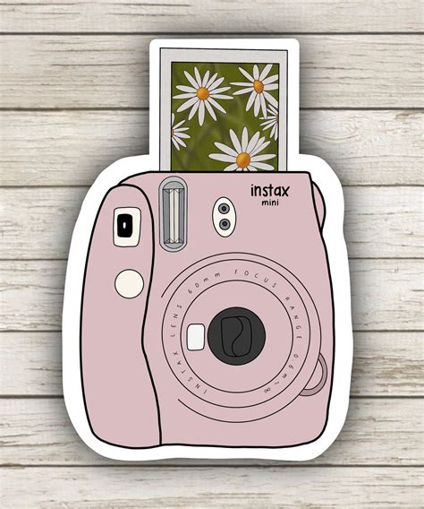 Polaroid Camera Sticker Instax Mini Sticker Waterproof | Etsy