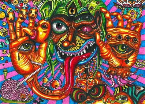 🔥 Download Joker By Acid Flo Traditional Art Drawings Psychedelic by @allisons47 | Trippy Acid ...