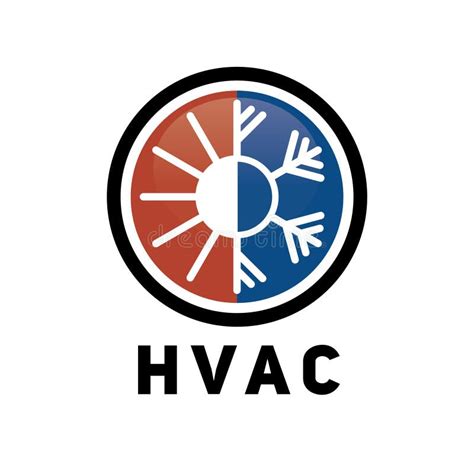 HVAC Plumbing Cooling and Heating Logo Design Vector - Stock Vector ...