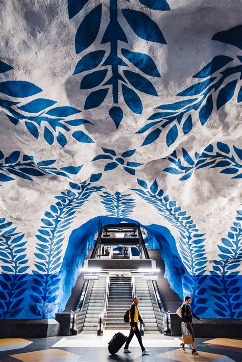 The 5 Most Amazing Stockholm Metro Stations – Subway Art Tour Map