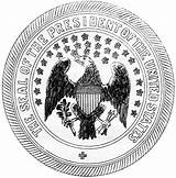 coloring great seal Of The United States  Clip Art Library sketch template