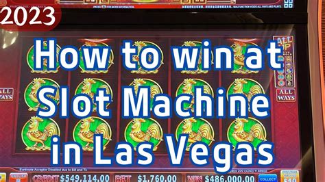 2023 How to win at Slot Machine in Las Vegas - YouTube