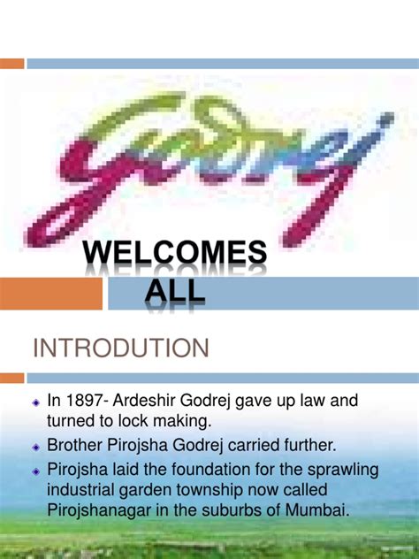 Godrej Consumer Product LTD Ppts | PDF | Mumbai | Business