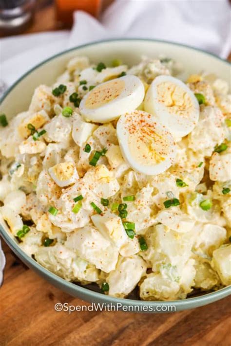 Deviled Egg Potato Salad {Creamy & Chunky!} - Spend With Pennies