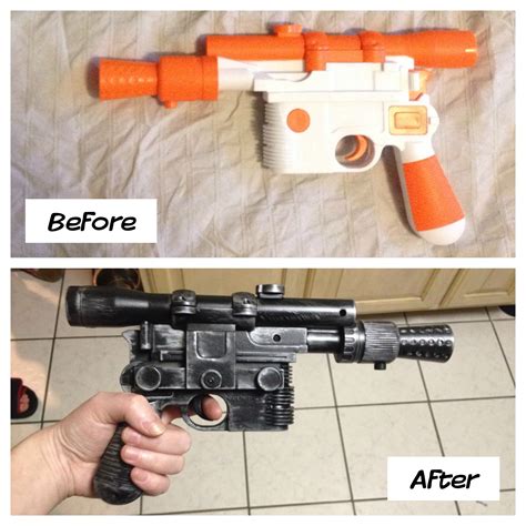 I'm going as Han Solo for Halloween; completed the blaster this weekend ...