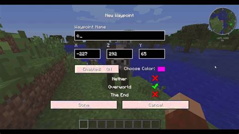 How to use Waypoints in Minecraft - YouTube