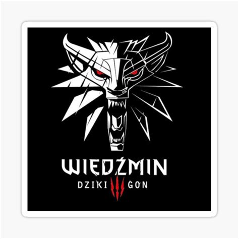 "Wiedzmin" Sticker for Sale by milan2308 | Redbubble